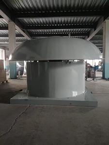 Ventilateur de ventilation monté sur le toit à flux axial d'échappement de fumée de cheminée en acier au carbone FRP - Product Image 5