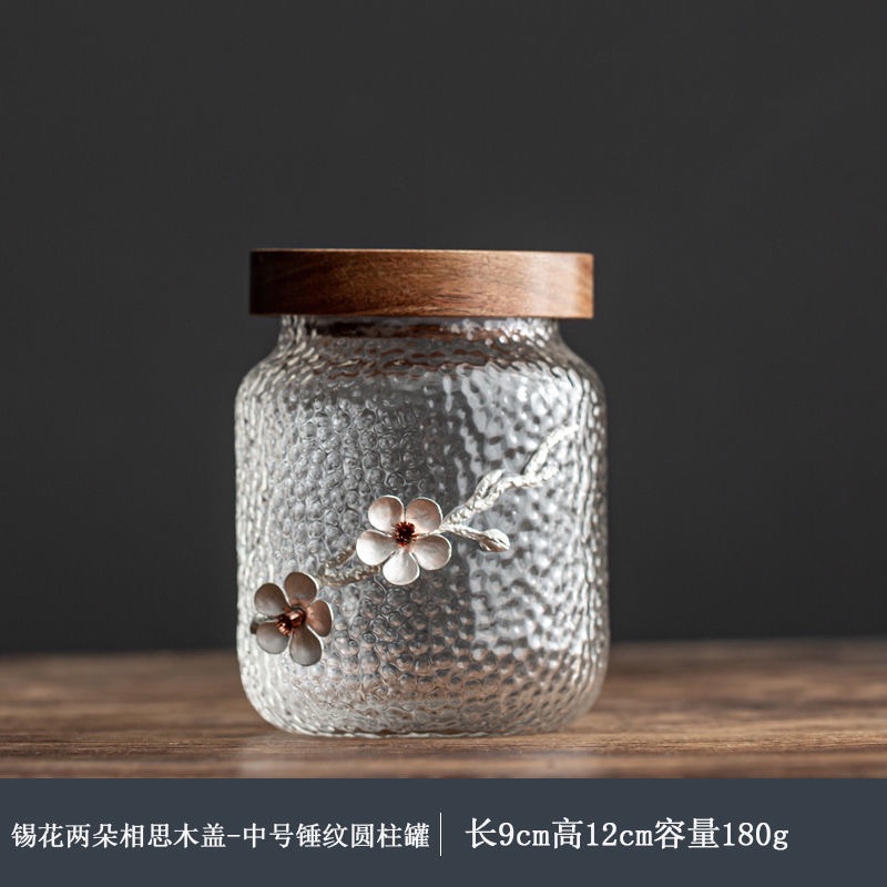 3 size Sealed cans cork glass bottle storage jar dry food Storage Container