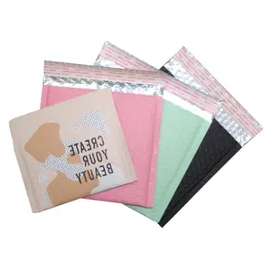 Free Sample Metallic Foil Bubble Envelope Express Shipping Bag Padded Postal Envelopes