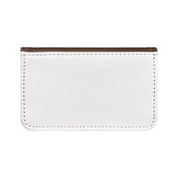 Porte-cartes de visite en cuir PU personnalisable par sublimation, vierge, pour impression DIY – Offre Spéciale
