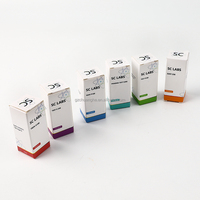 Le flacon de taille différente personnalisé en usine marque la boîte Steroides et la boîte de flacon de 10ml