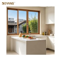 Ventana Corredera de Aluminio Antioxidante Sin Malla para Balcón Exterior