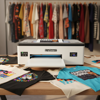 Imprimante 3D industrielle Erasmart 1390 pour vêtements, chapeaux, t-shirts, machine d'impression par transfert thermique, film PET A3, imprimante DTF pour vêtements