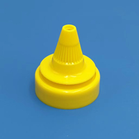 Capuchon à vis anti-déversement en plastique PE 38 mm 38/400 à bout pointu pour bouteilles avec logo personnalisé