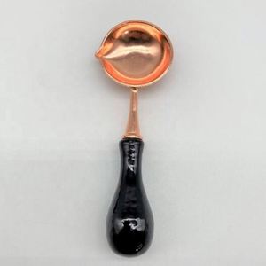 Cuchara para Sellos de Cera con Mango de Madera y Latón en Tres Colores, con Logotipo y Forma Personalizados, Reutilizable para Sellar Macarons Navideños - Product Image 6