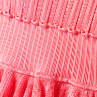 OEM conception personnalisée Offre Spéciale de haute qualité rose col rond sans manches en tricot côtelé pour femmes élégant pull décontracté mini robe