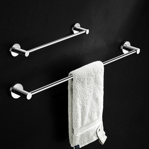 Porte-serviettes mural en acier inoxydable Saint Ruijia 304, barre simple, antidérapant, résistant à la rouille - Product Image 2