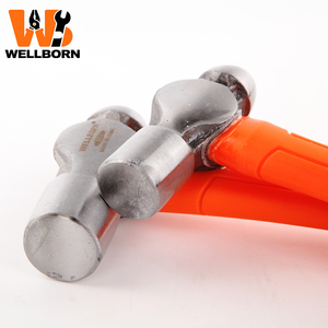 Marteau à clous sphérique à double tête WELLBORN C-004 30cm, manche antidérapant, pour le travail des métaux, usage industriel, personnalisable OEM - Product Image 6