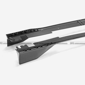 ใส่ได้พอดีกับฮอนด้า Civic Gen 11 FE1ซีดานรุ่นเพียง Type-R สไตล์ ABS ชุดกระโปรงข้างพลาสติกสีดำเงา - Product Image 5