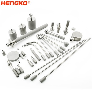 HENGKO Batu Karbonasi Stainless Steel 316L Diffuser Gelembung Halus untuk Gas O2 CO2 Ozon Sparger 0.5 hingga 70 Mikron untuk Bir - Product Image 6