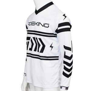 Custom MTB <strong>Cycling</strong> <strong>Jersey</strong> <strong>Men</strong> Downhill Mountain Bike Shirt Supplier <strong>Long</strong> <strong>Sleeve</strong> Quick Dry Breathable UV Protection - Product Image 2