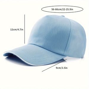 Gorra de Béisbol Deportiva de Algodón para Adultos con Logotipo Personalizado, Visera Curva, Impresión por Transferencia Térmica, Ajustable, para Eventos - Product Image 4