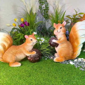 Lámpara Moderna de Fibra de Vidrio con Forma de Ardilla 3D, Escultura de Animal para Jardín, Lámpara de Césped, Decoración Luminosa en Venta - Product Image 1