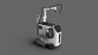 Robot collaboratif de soudage, bras robotique à six axes avec alimentation en fil, commande PLC, moteur, performances de soudage au laser stables