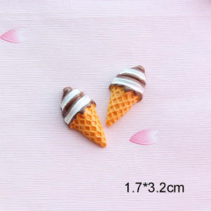 Бесплатная доставка, палочка для мороженого в виде крутого шоколадного сердца, декоративные аксессуары из смолы, украшения с плоской задней стороной - Product Image 6