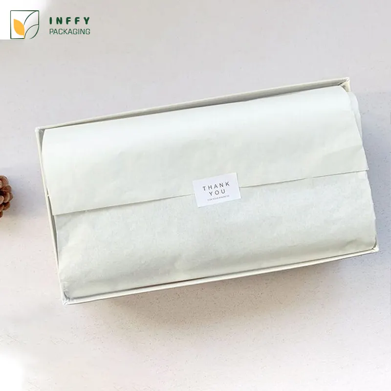 Papel de embalagem de roupas de papel ecológico, papel de embalagem de logotipo impresso 17gsm