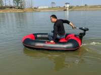 2025 nouveau Design 1-2 personnes Solarmarine gonflable Kayak beignet PVC canoë avec tapis d'air sol 3 tailles disponibles pour la pêche
