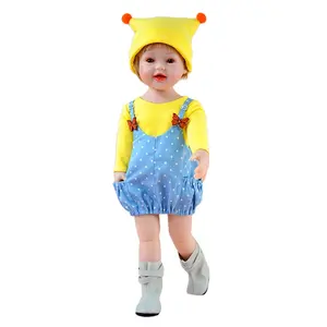 Everyest новый взгляд OEM 18 дюймов американская кукла милое лицо для детей девочек игрушки реалистичные детские виниловые куклы