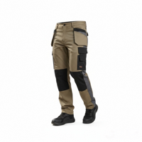 Pantalon de travail élastique, antistatique, respirant pour plombiers, électriciens et travaux de construction, coutures renforcées