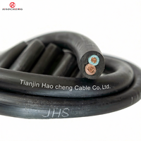 Kabel Karet Tahan Air JHS Fleksibel untuk Motor Submersible 450/750V Tahan Kelembaban dan Korosi