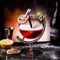 Offre Spéciale Restaurant Bar créatif 330ml 11.5oz Globe Martini verre à Cocktail drôle