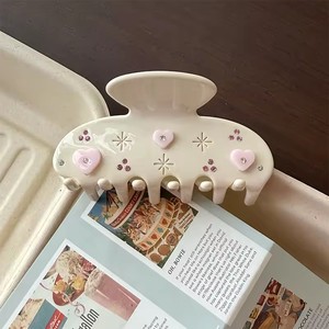 Pinza de Pelo Creativa Estilo Coreano con Diamantes y Flores, Pinza de Pelo Tipo Tiburón para <span class=keywords><strong>Mujer</strong></span>, Accesorio para el Cabello - Product Image 4