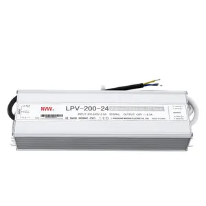 200W 24V निविड़ अंधकार स्विचिंग बिजली की आपूर्ति प्रकाश 24v 8.3a स्विचिंग बिजली की आपूर्ति LPV-200-24