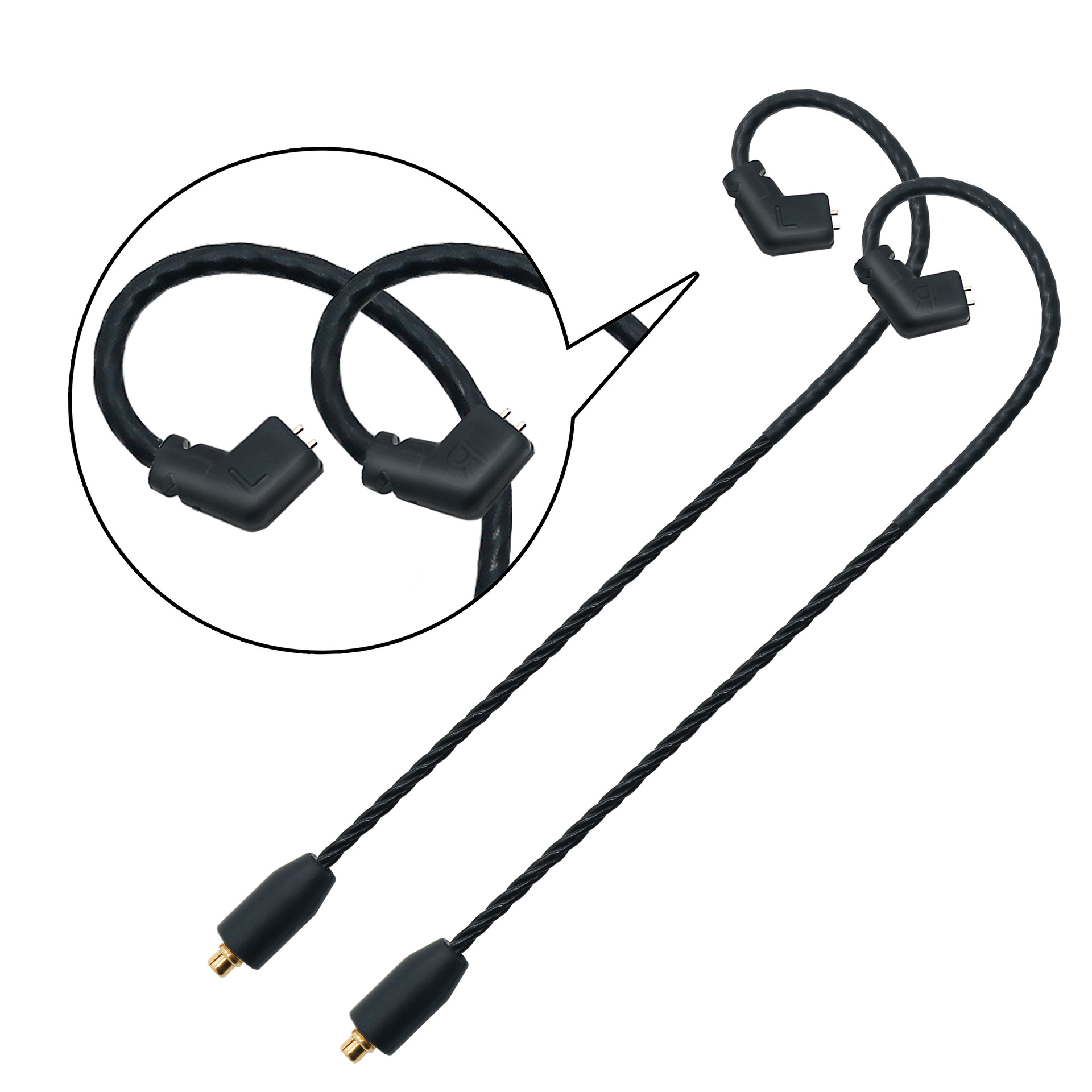 MMCX to QDC over-ear