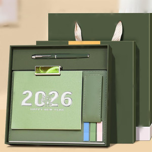 <strong>Promotional</strong> <strong>2026</strong> <strong>New</strong> Year Table Desk Calendar Gift Set With Pen Custom <strong>for</strong> Employees Company Business Corporate Gift Set - Product Image 5