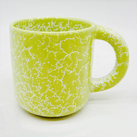 Classique réactif couleur glaçure cadeau tasse à café en céramique Durable grès bonbons tasse à café personnalisé sport tasse en céramique