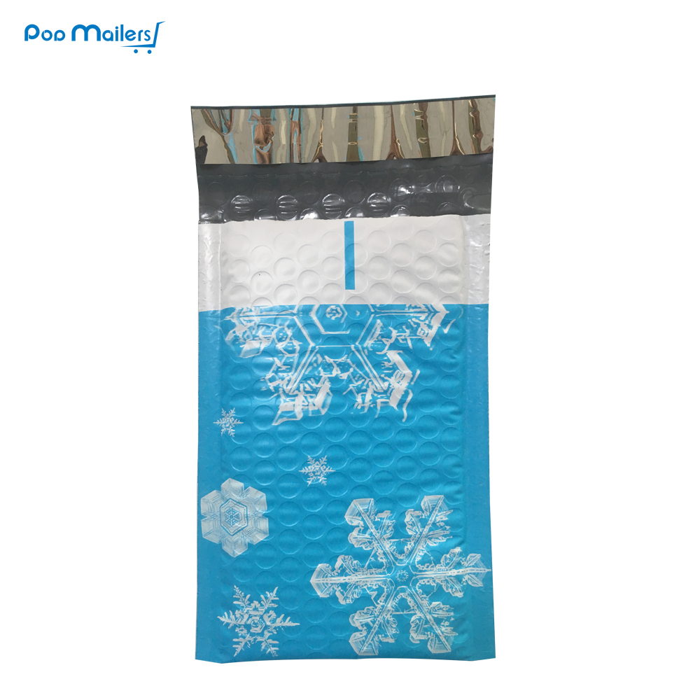 Flocons de neige bleus