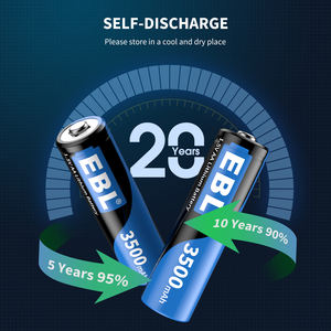 EBL Paquete de 8 Pilas AA de Litio de 1.5V, 3500mAh, Super Larga Duración, No Recargables, Pilas Secas de Litio Hierro, Doble A - Product Image 5