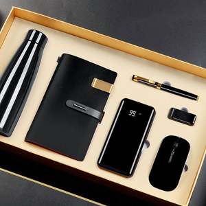 Vaso de Vacío Personalizado de Lujo con Logotipo Personalizado, Cuaderno, Bolígrafo, Memoria USB, Ratón Inalámbrico y Banco de Energía para Regalo - Product Image 1