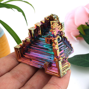 Wholesale Natural Mineral Specimen Raw Bismuth Ore Pyramid - Product Image 1
