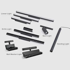 <span class=keywords><strong>Luminaires</strong></span> à LED sur <span class=keywords><strong>rail</strong></span> magnétique, spots de <span class=keywords><strong>plafond</strong></span> flexibles, système de <span class=keywords><strong>rail</strong></span> magnétique pour intérieur, maison moderne, salon, cuisine - Product Image 6