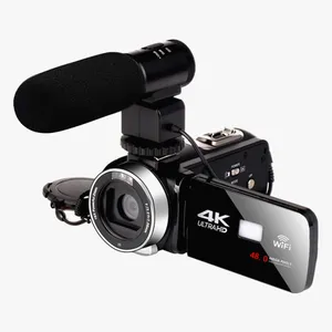 Vision nocturne haute définition 4K directe d'usine 48 millions de pixels enregistrement vidéo en direct WIFI à domicile appareil photo numérique DV tout-en-un
