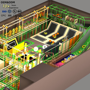Vente en gros fabricant : Équipement de parc de trampolines intérieur de 800 m², mur d'escalade et jeux de saut souples, parc d'attractions intérieur pour enfants - Product Image 1