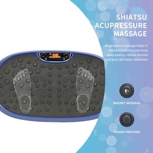 Machine à <span class=keywords><strong>plaque</strong></span> <span class=keywords><strong>vibrante</strong></span> avec panneau de commande LED pour l'exercice physique, favorise la <span class=keywords><strong>circulation</strong></span> <span class=keywords><strong>sanguine</strong></span> - Product Image 2