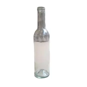 new arrival empty clear crystal alcohol 375ml wine and liquor bottles with stopper