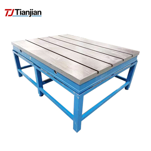 Piastra di Superficie in Ghisa TJ HT200-300 con Scanalature, Tavolo di Ispezione e Piattaforma di Marcatura, Precisione Grado 0~3, Durezza HB170-240 - Product Image 1