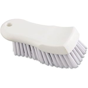 Cepillo para Platos Boardwalk de 6 Pulgadas con Cerdas de Polipropileno Blanco y Diseño Rotatorio Manual de Nailon para Limpieza de Cocina - Product Image 4