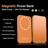 Banques d'alimentation magnétiques sans fil portables 20W, chargeur magnétique sans fil rapide et banques d'alimentation portables