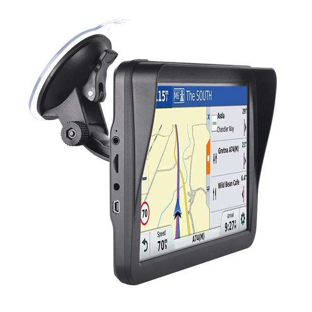 9 Inch Big Screen Car Truck GPS Navigation Wince 6.0 256M 8GB BT AVIN Hands-free FM Transmitter Europe Maps 2021