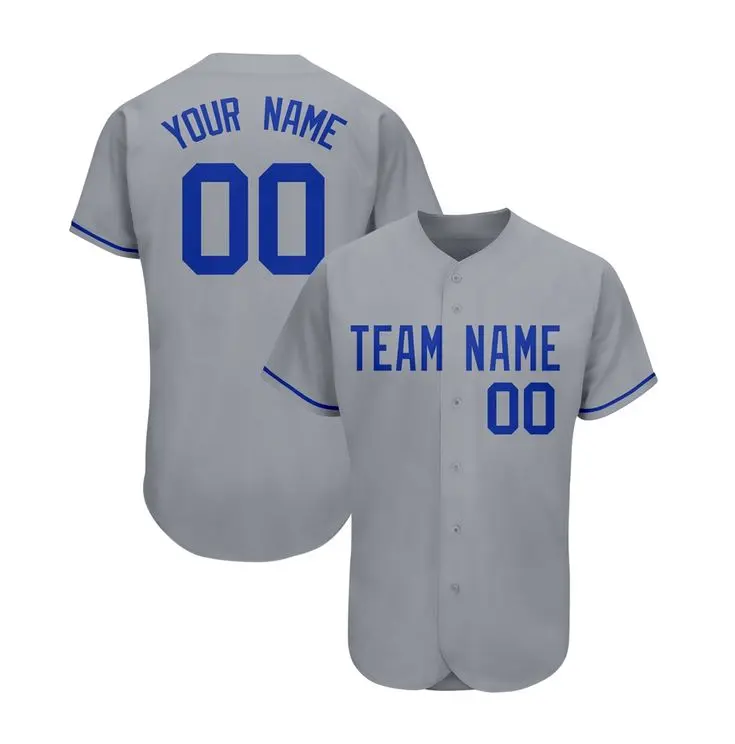 قميص بيسبول Dblue مخصص بالتسام بالجملة قميص بيسبول عالي الجودة