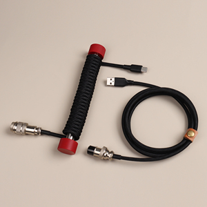 Cavo a spirale da 5pin maschio GX16 per tastiera e cavo meccanico per tastiera da usb a xlr femmina cavo per tastiera - Product Image 5