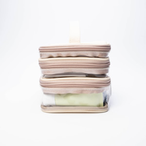 Sac de rangement multifonctionnel en cuir TPU multicouche avec fermeture éclair, fabriqué en usine BSCI, transparent, pour cosmétiques de voyage, couleur personnalisée - Product Image 4