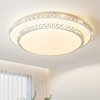 Plafonnier LED moderne pour chambre à coucher avec luminosité réglable et économie d'énergie