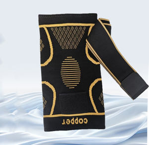 Nilon rajut bernapas tembaga lengan kompresi lutut profesional dewasa perlindungan - Product Image 5