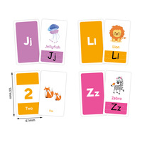 Tarjetas de aprendizaje del alfabeto para niños pequeños, tarjetas de aprendizaje de colores, formas y números para educación temprana, tarjetas de memoria con etiqueta privada para niños