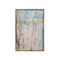 Peinture à l'huile abstraite sur toile, faite à la main, sur commande, pour la décoration du salon et des hôtels